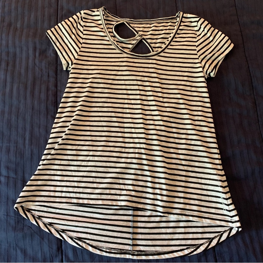 Calvin Klein Performance Quick Dry Striped Shirt Size Small